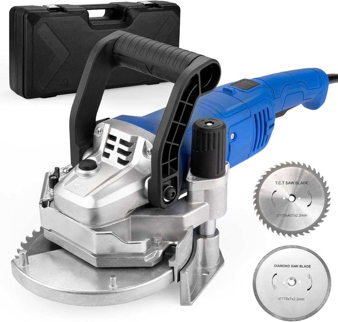 Heavy-Duty Undercut Saw Jamb Saw Kit 1800W 2.5HP 120V 60Hz, with Two 6.5" Alloy Blade (Wood) and One Diamond Blade (Tiles and Masonary), 13ft Cord, Model EUS1800 Heavy-Duty Undercut Saw Jamb Saw Kit 1800W 2.5HP 120V 60Hz, with Two 6.5" Alloy Blade (Wood) and One Diamond Blade (Tiles and Masonary), 13ft Cord, Model EUS1800