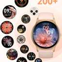 AGPTEK 5ATM Waterproof Smart Watch for Women Men, Ultra-Clear Screen Fitness Tracker with 100+ Sports Modes, Heart Rate Monitor, Pedometer & Sleep Monitor for Android & iOS Phones, Pink
