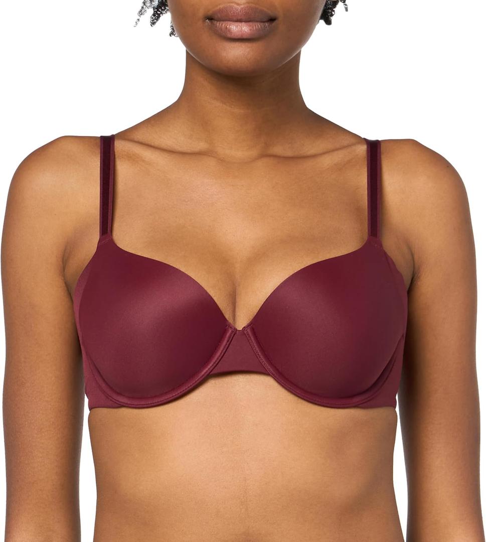 Warner's Women's No Side Effects Seamless Underarm-Smoothing Comfort Underwire Lightly Lined T-Shirt Bra Ra3061a (34C)
