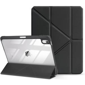 CoBak Case for iPad (A16) 11th Generation 11 Inch 2025, iPad 10th Generation Case 10.9 Inch 2022 - Protective Cover with Multi-Angle Includes Portrait Stand, Pencil Holder and Auto Wake/Sleep, Dark
