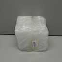 Double Compartment Condiment Container with Lids, Mini Plastic Snack Containers,BPA Free,Microwave Safe,Leakproof Food Storage, To Go Food Containers,Take Out Sauce Container (100)