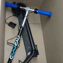 Gyroor H30 Max Electric Scooter for Kids, LED Dispaly, 150W Powerful Motor, Dual Brake System, Adjustable Height and Speed, Best Presents for Kids (Blue)