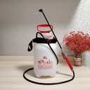 Watering Can Device for Watering Hanging Plant Basket Hard to Reach High Plant Waterer Sprayer 1 Gallon (Red 4L)