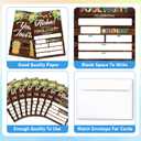 Pool Party Birthday Invitation Cards, Hawaiian Luau Fill-In Invites Card For Birthday Party, Tropical Invitations For Kids Family, Summer Parties Decorations Supplies, 20 Cards With Envelopes -01