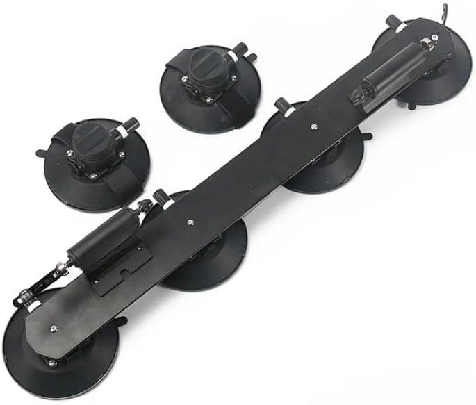 Car Roof Frame Vacuum Adsorption Bicycle Roof Frame MTB Mountain Road Bike Quick Install Aluminum Alloy Car Racks Carrier(Black Two Cars)