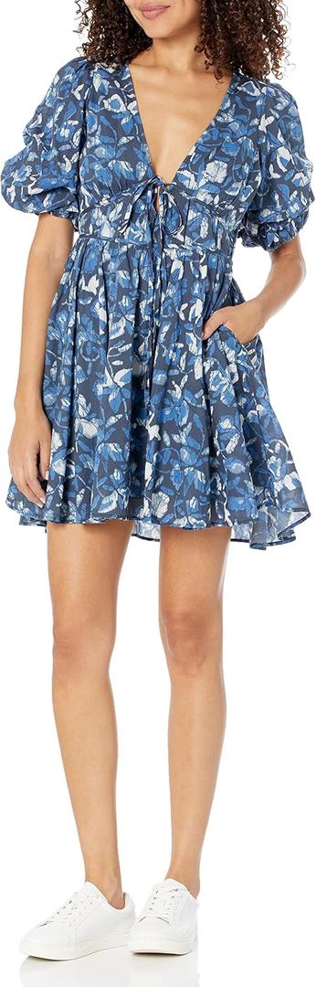 Joie Women's Lucia Dress in Navy Blazer Multi (Blue, Size 0)