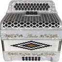 34-Key Accordion 3412 FBE (White)