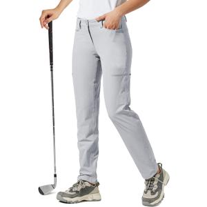 Willit Women's Golf Pants Hiking Cargo Pants Quick Dry Lightweight Outdoor Casual Pants Water Resistant