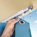 ACMEART Ceiling Curtain Track,Retractable Ceiling Track for Curtains,4.8-8.15ft,Room Divider Curtain Rod,Ceiling Rails Set with Silent Rollers and Hooks for Living room/Bedroom/Shower/RV
