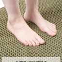 Waffle Bath Mat Rug, Super Absorbent Non Slip Bath Mats for Bathroom Mat Ultra Soft Bathmat Machine Washable Bathroom Rugs with Tassels, Bath Rugs Beside Tub, 18" x 30" (1'6" x 2'6" (Rectangular), Dark Green)