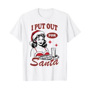 I Put Out For Santa T-Shirt, Size L