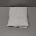 Barossa Design Stall Fabric Shower Curtain Waffle Weave 36 x 78 inches Long Size, Hotel Grade, Spa, 230gsm Heavy Duty, Water Repellent, Washable, White, 36x78