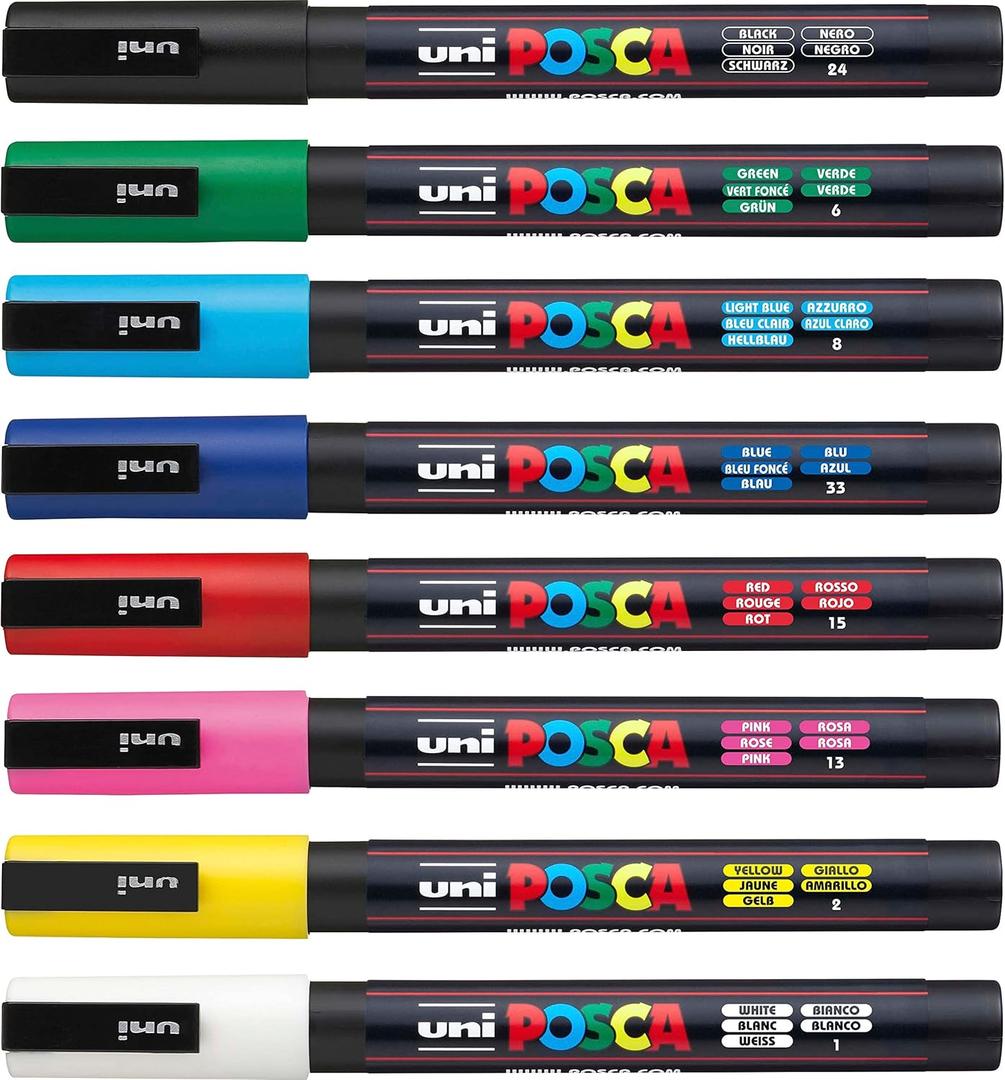 Uniball Posca Paint Marker (1 Count (Pack of 8))