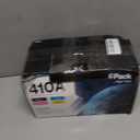 410A Compatible Toner Cartridges Replacement for HP 410X CF410A CF411A CF412A CF413A for M477fnw M477fdw M477fdn M452dn M452nw M452dw Printer, 4-Pack
