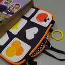 Baby Car Seat Animals Toys - Kick and Play Double Sided Infant Car Seat Toys with Plush Toys, Mirror, Teether for Baby, Babys Travel Activities, Christmas Birthday Gifts Newborn Infant Toys