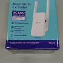 TP-Link AC1200 WiFi Extender, 2025 Wirecutter Best WiFi Extender, 1.2Gbps home signal booster, Dual Band 5GHz/2.4GHz, Up to 1600 Sq.ft and 32 Devices, EasyMesh Compatible, One Ethernet Port (RE315)