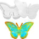 Butterfly Storage Box Molds Butterfly Silicone Molds with Lid for Epoxy Resin Casting Resin Mold for DIY Jewelry Storage Box Candy Container Makeup Storage Box