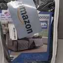 TAOCOCO Loveseat Recliner Cover with Console, Non-Slip Split Reclining Pet Cover for Dual Loveseat Recliner, Furniture Protector with Elastic Straps (2 Seater, Charcoal Gray)