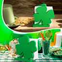Wooden Shamrock Napkin Holder St Patrick's Day Table Centerpiece Freestanding Napkin Holder for Dinning Table Kitchen Breakfast Nook St. Patrick's Day