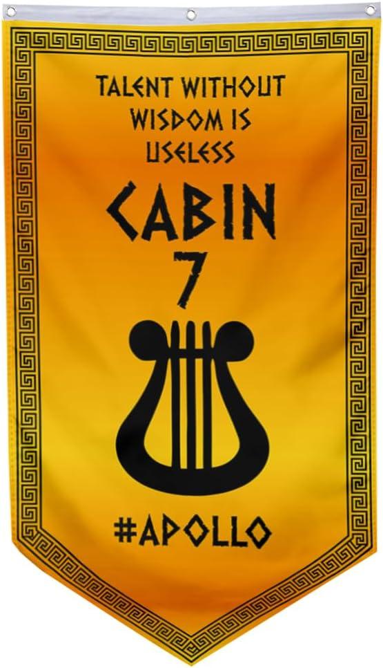 Yanbooch Cabin 7 Apollo Banner Flag Man Cave Bed Room Home Office Party Decor 30x50 Inch (B)