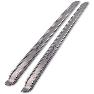 Q&Q Basics 12 Inch Tire Spoons 2 Pack. Sturdy Small Tire Pry Bar Set, Motorcycle Tire Spoons for Easy Dirt Bike and Scooter Tire Repair, Heavy Duty Tire Iron Spoon Kit, Tire Levers Bike, ATV, Mower