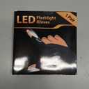 HANPURE LED Flashlight Gloves Stocking Stuffers for Adults Men Christmas Birthday Gift Idea for Dad Husband Him Boyfriend (1 Pack(with Replaceable Batteries)