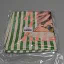 Trendy Dirty Martini Pillow Covers 18x18, Martini Lover Gifts for Women, Cocktail Party Decorations, Funky Cocktail Green Striped Decorative Throw Pillow Covers for Home Bar Apartment, Set of 2