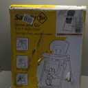 Safety 1st High Chairs for Babies and Toddlers, 3-In-1 Grow and Go with Tray and Adjustable Seat, Monolith