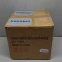 Ceramic Planter - 10 Inch Plant Pot for Outdoor Flowers with Drainage Hole and Saucer, Boho Round Decorative Indoor Flower Pot, Gifts for Plants Lovers, Home Patio Garden Room Decor, White (Fern Leaves White)