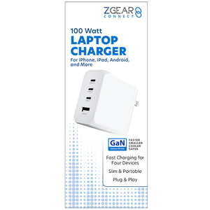 Zgear 100w Wall Charger 3 USB c / 1 USB A
