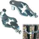 T Post Gate Hinge Pins Heavy Duty T-Post Gate Hinge for Farm Gate Garden and Backyard Gate