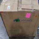 daVinci Olive 360 Swivel Glider Chair w/ Storage Ottoman - Water & Stain Resistant Rocking Glider - GREENGUARD Gold & FSC Certified, Versatile Rocking Chair for Nursery & Living Room, Polyester Cream