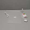 LED Note Board with Colors, 13.8"X10" 4 Modes & 7 Colors Rewritable LED Acrylic Drawing Board, Holiday Trend Gift, for Schools, Home Offices