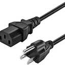 Power Cord Cable Compatible for Instant Pot Electric Pressure Cooker, Rice Cooker, Power Quick Pot, Microwave, Soy Milk Maker, and More Kitchen Appliances 3 Prong Replacement Power Cable-UL