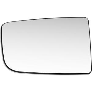 DNA MOTORING Flat Side Upper Mirror Glass Driver Left Compatible with Mercedes-Benz Sprinter 2500 3500 2010-2022, Upper Glass Without Heated, OEM-MG-0909, MB1324115