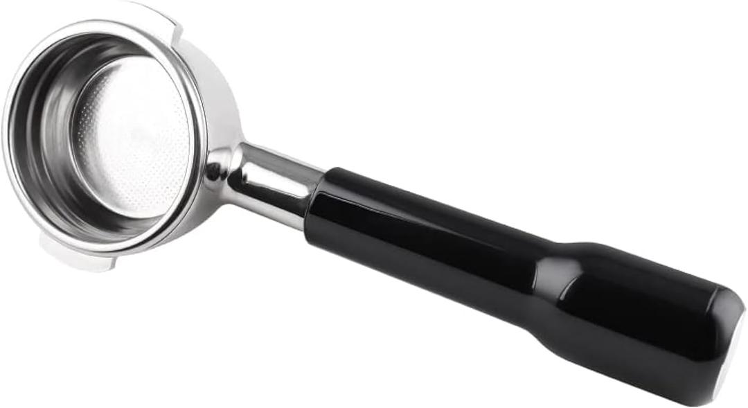 Bottomless Portafilter 58mm Compatible with E61 Group, Rancilio/Expobar/Rocket Espresso Machines, 2 ears 58mm Portafilter, Filter Basket Included