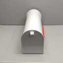 Gibraltar Mailboxes Elite Medium Capacity Galvanized Steel White, Post-Mount Mailbox, E1100W00