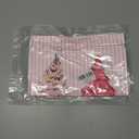 Pink Christmas Tree 12x20 Pillow Cover, Preppy Coquette Christmas Decor, Girly Pink Striped Xmas Tree Decorative Lumbar Pillow Covers for Girls Dorm Bedroom Living Room Sofa Couch