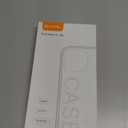 360Rotatable Magnetic Ring for iPhone 15 Pro Max Case with MagSafe[Non-Slip Texture Edge][Built-in Kickstand][Military Shockproof][Anti-Yellowing] Transparent Soft Silicone Bumper Slim,Clear