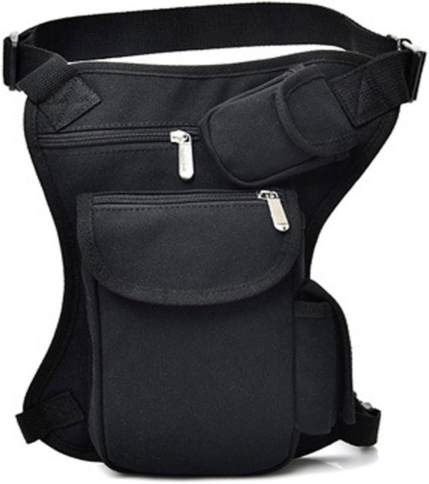 Canvas Hiking Waist Fanny Pack Tactical Drop Leg Bag Purse Running Waist Belt Hip Bag Outdoors Motorcycle Bike Cycling Pouch Shoulder Bag