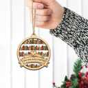 3 x Hyturtle Christmas Just One More Chapter Suncatcher Ornament Tree Decorations, Gifts for Reading Lovers Bookworm Librarian (Bookomc)