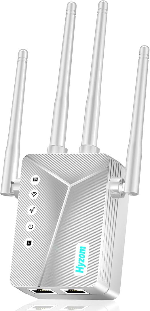 WiFi Extender, 2026 Strongest WiFi Extender Signal Booster, Whole Home Internet Repeater Covers up to 15,000 sq.ft and 50 Devices, Easy Setup | Banish WiFi Dead Zones