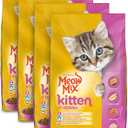 Meow Mix Kitten Li'L Nibbles Dry Cat Food, 3.15 Pound Bag (Pack of 4), BB Mar 20, 2027