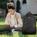MATEIN 17 Inch Work Laptop Backpack, Large College Computer Bookbag with TSA Laptop Compartment, Water Resistant Business Travel Backpack with Anti Theft Pocket, Graduation Gifts for Men Women