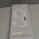 LAOPAO Desk Lamp with Wireless Charger: USB Charging Port, Table Lamp with Clock, Desk Lamps for Home Office College Dorm Room Essentials (Black)