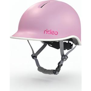 Rideo Kids Bike Helmet for Kids 3-5, Advanced Safety Boys and Girls Helmet, Adjustable & Multi-Sport, Patented Safety Buckle, Toddler to Youth (Pink-Purple), Kid Size