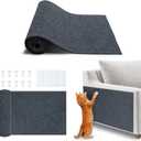 Best Pet Supplies Catify Cat Scratcher, Fun Interactive Scratchers, Posts, Poles, Claw Safe, Furniture Saver Indoor Play Support Natural Cat Behaviors Heavy Duty - Gray, 78.7 x 15.8