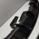 Rear Diffuser with Side Aprons Compatible with 2024-2025 Tesla Model 3，3PCS Gloss Black PP Plastic Rear Bumper Molding Lip Spoiler