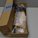 aolopw 44" Ice Scraper and Snow Brush for SUV, 360 Pivoting Extendable Long Snow Brush for Car, Snow and Ice Scrapers for Windshield with Ergonomic Foam Grip for Car Truck SUV(Yellow)