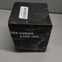 mizii DIY Small Artificial Flowers Potted Kit Fake Flower Realistic Silk Rose and Greenery with Vase for Gifts Table Centerpiece Mantle Office Desk Shelves Living Room Decorations (Burgundy)